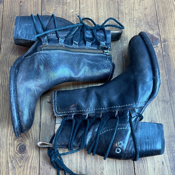 Bed|Stu Blaire booties Womens size 7 dark brown black color - Picture 6 of 10